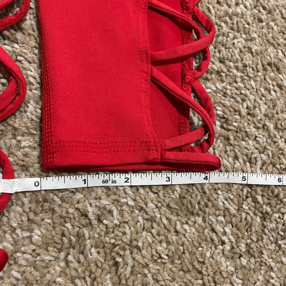 Forever 21 Red Skinny Leggings - Picture 4 of 10
